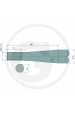 Obrázok pre Hrot čelného nakladača s kónickou maticou M28 x 1,5 dĺžka 800 mm vhodný pre JF-Stoll